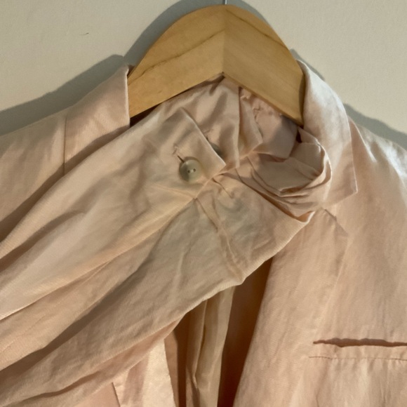 Elizabeth & James pale, pink, cotton blend, polished, blazer - Picture 3 of 8